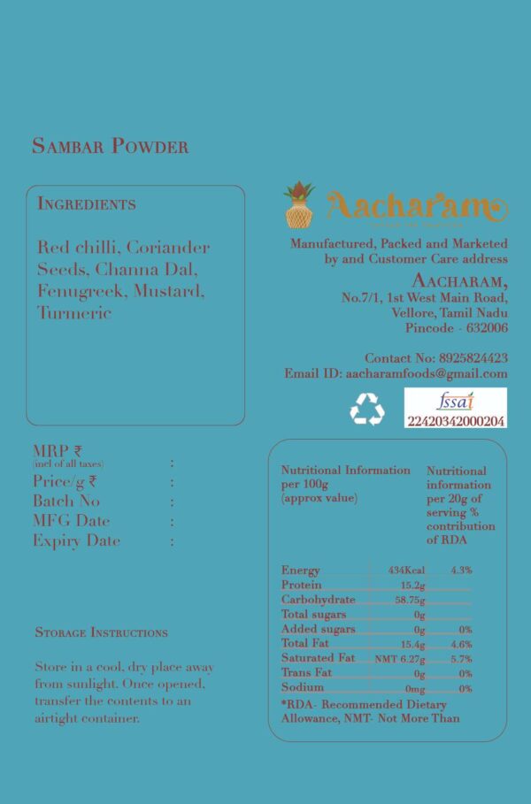 Sambar Powder - Image 5